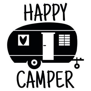 Happy Camper SVG, Camping Van SVG Instant Download | PremiumSVG