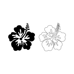 Hibiscus SVG Cutting Files Flower SVG