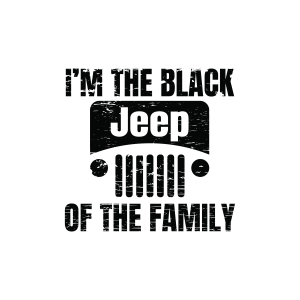 I'm The Black Jeep Of The Family SVG, Jeep SVG Jeep SVG