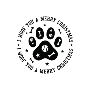 I Woof You A Merry Christmas SVG Christmas SVG