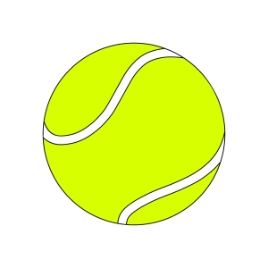 Image of Tennis Ball SVG, Tennis SVG Tennis SVG