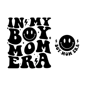 In My Boy Mom Era SVG T-shirt SVG