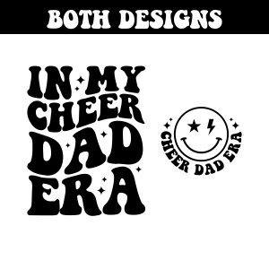 In My Cheer Dad Era SVG, Trendy Dad Shirt SVG Father's Day SVG