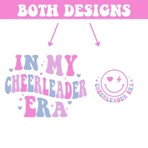 In My Cheerleader Era SVG, Trendy Cheerleader SVG T-shirt SVG