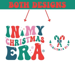 In My Christmas Era SVG PNG, Wavy Popular Christmas SVG Christmas SVG