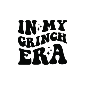 In My Grinch Era SVG Wavy, Popular Grinch SVG Christmas SVG