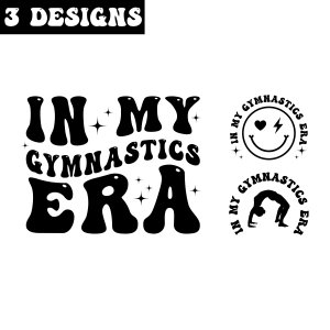 In My Gymnastics Era SVG, Trendy Gymnastics SVG Sports SVG