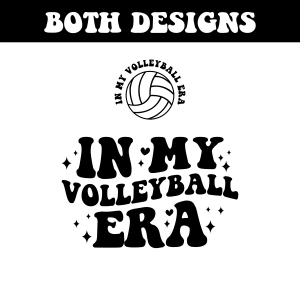 In My Volleyball Era SVG, Trendy Volleyball SVG Volleyball SVG