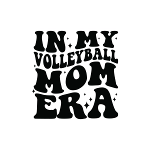 In My Volleyball Mom Era SVG, Volleyball Mom SVG Volleyball SVG