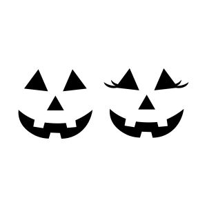 Jack O Lantern Faces SVG, Pumpkin Carving SVG Halloween SVG