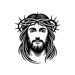 Jesus Face SVG Cut File Jesus SVG