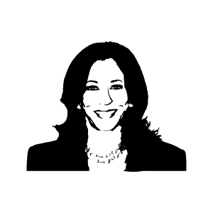 Kamala Harris Silhouette SVG, 2024 Kamala Harris SVG USA SVG