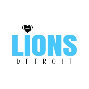 Lions Detroit SVG File, Instant Download Lions SVG for Shirt Football SVG