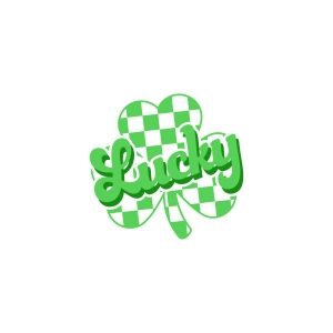 Lucky SVG with Shamrock Shamrock SVG