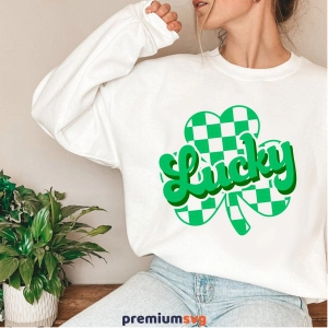 Lucky SVG with Shamrock Shamrock SVG