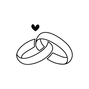 Marriage Rings SVG, Engagement Rings SVG | PremiumSVG