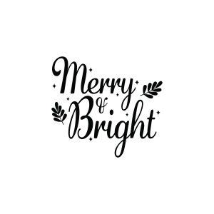 Merry and Bright SVG Shirt, Christmas SVG Christmas SVG