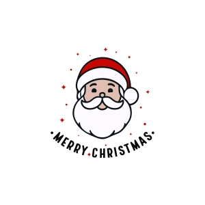 Merry Christmas SVG with Santa Christmas SVG