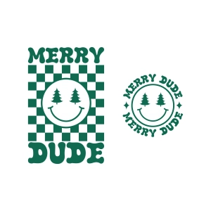 Merry Dude SVG, Christmas Kids SVG Christmas SVG