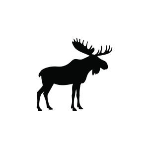 Moose Silhouette SVG, Moose SVG Cut Files Moose Silhouette