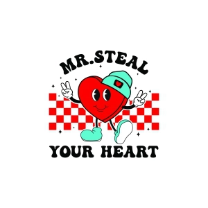 Mr. Steal Your Heart SVG Valentine's Day SVG