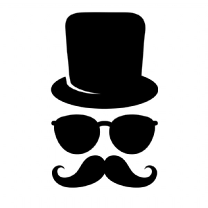Mustache Sunglasses SVG Cut File, Instant Download | PremiumSVG