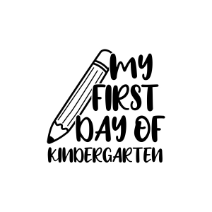 My First Day Of Kindergarten SVG, First Day of School Shirt SVG School SVG