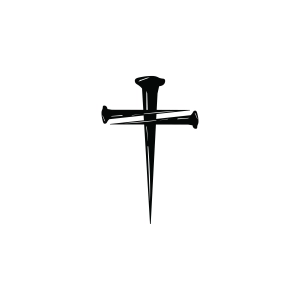 Nail Cross SVG Cut File, Cross PNG Cross SVG