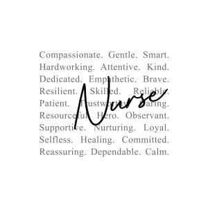 Nurse Words SVG, Trendy Nurse Words PNG Nurse SVG