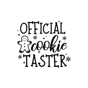 Official Cookie Taster SVG Christmas SVG