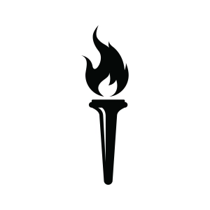 Olympic Torch SVG, Torch SVG Clipart Symbols