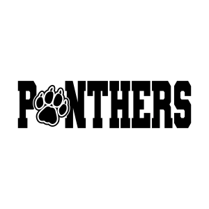 Panthers with Paw SVG, Panther SVG Files Panther SVG