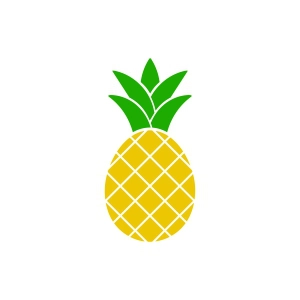 Pineapple SVG for Cricut, Pineapple Clipart Fruits and Vegetables SVG