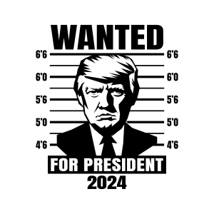 President Trump SVG, Wanted Trump PNG USA SVG