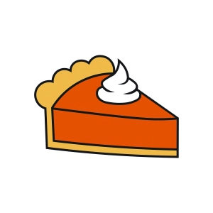 Pumpkin Pie SVG, Pumpkin Pie Slice SVG Pumpkin SVG