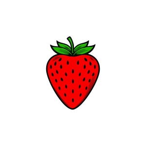 Realistic Strawberry SVG PNG Strawberry SVG