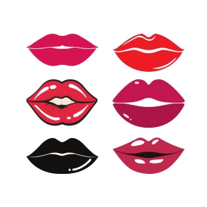 Red Lips SVG Bundle, Kiss SVG Bundle Valentine's Day SVG