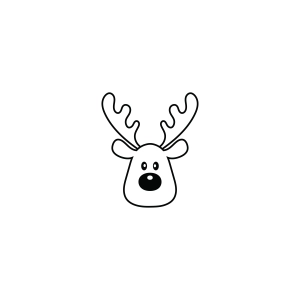 Reindeer Face SVG Free Free SVG