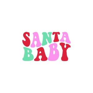 Santa Baby SVG, Christmas Baby PNG Christmas SVG