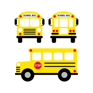 School Bus SVG, PNG Files Transportation