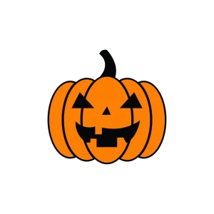 Simple Layered Scary Pumpkin SVG Pumpkin SVG