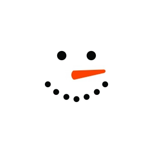 Snowman Face SVG Free Free SVG