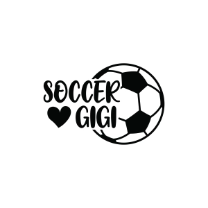 Soccer Gigi SVG, Soccer Grandma SVG Grandma SVG