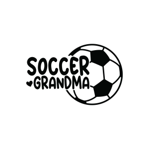 Soccer Grandma SVG, Grandmother Soccer Ball SVG Soccer SVG