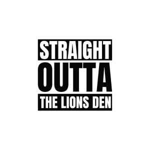 Straight Outta Lion SVG Detroit Lions Football SVG