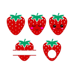 Strawberry SVG Bundle Strawberry SVG