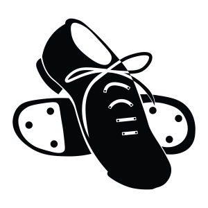 Tap Shoes Silhouette SVG, Tap Dance SVG Vector Files | PremiumSVG