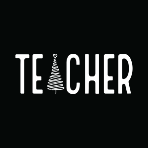 Teacher Christmas SVG, Teacher SVG with Christmas Tree, PNG, JPG Files Teacher SVG