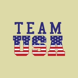 Team USA SVG with Flag, Olympic Games USA SVG USA SVG