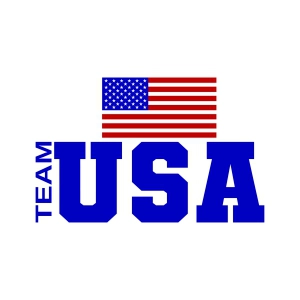 Team USA SVG with US Flag, Olympic SVG USA SVG